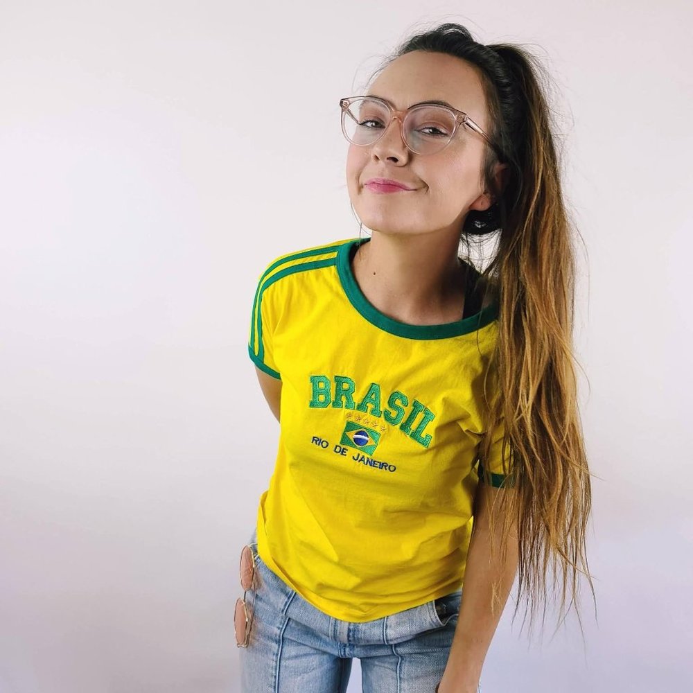 Retro Brasil Rio de Janeiro Salada De Cores Soccer